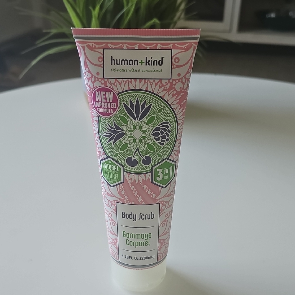 Humankind Natural 3 In 1 Bamboo Body Scrub